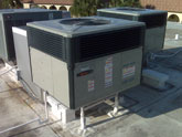 trane package unit install